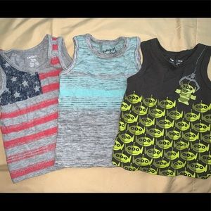 3 boys tank tops 12m